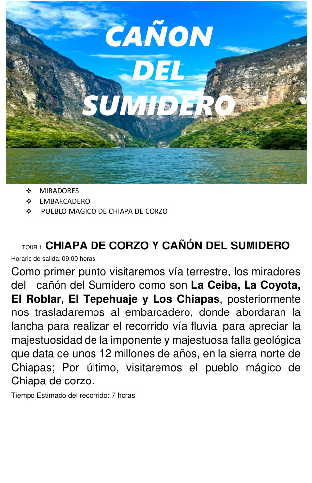 Cañón del Sumidero