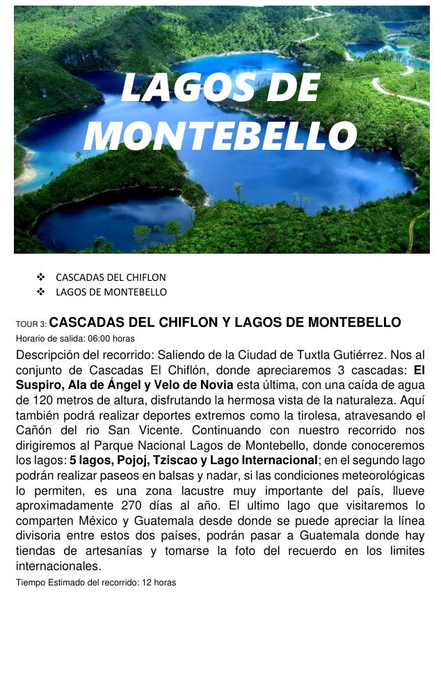 Lagos de Montebello